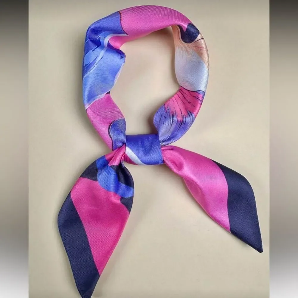 Vibrant Floral Scarf P62